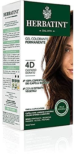 Herbatint 4D Golden Chestnut Permanent Herbal Hair Colour Gel 135ml