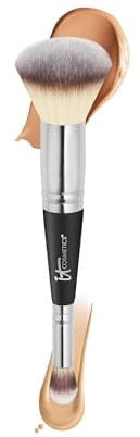 It Cosmetics Dual Airbrush Foundation Concealer Brush, .5 oz by IT Cosmetics