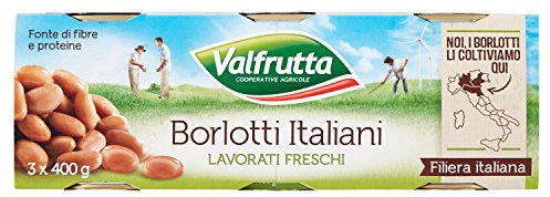 Valfrutta Fagioli Borlotti da Fresco, 3 x 400g