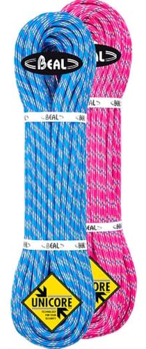 Beal dynamisches Seil Fuchsia l 60m Ice LINE 8.1MM 2x60M Dry Cover UNICORE