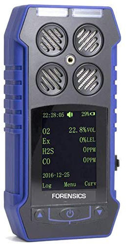 FORENSICS Detector de múltiples gases O2, Co, H2S, Lel