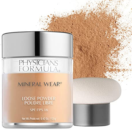 Physicians Formula SPF 16 Mineral Wear Loose Powder, Medium Beige, 12 g