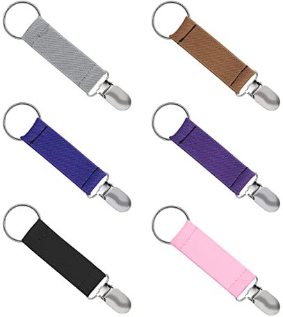 SAVITA 6 Stück hutclips für Reisen, Legierung Huthalter Clip für Reisetasche Outdoor Sonnenhut Begleiter Anti-Lost Taschenclip Schlüssel Cap Clips für Erwachsene Ausgehen (6 Farben)