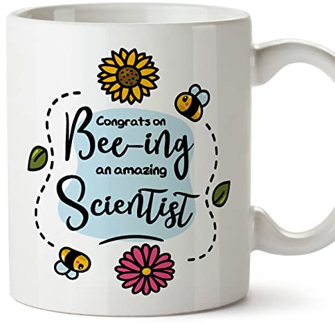 Mugffins Tassen/Becher mit Spruch für WISSENSCHAFTLERIN - Auf Englisch - Thanks For Beeing Amazing - 11 oz / 330 ml - originelles und lustiges Geschenk Mitarbeiter