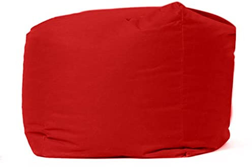 Pouf für den Garten, Rot