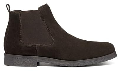 Geox Herren Uomo Claudio A Ankle Boot, DK Coffee, 42 EU