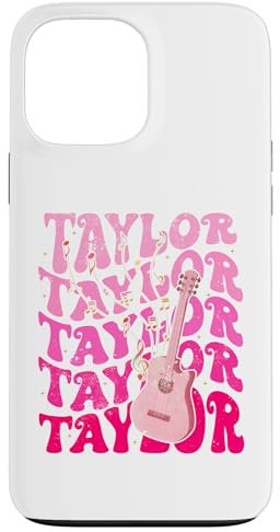 iPhone 13 Pro Max Retro TAYLOR First Name Personalized Guitar Birthday Case