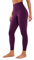 CRZ YOGA Damen Naked Feeling Sport Leggings High Wasit Sporthose Yogahose Blickdicht Lange Yoga Leggins - 64cm Pflaume Magenta 38