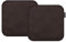 MAGMA AVARO Stuhlkissen/Sitzkissen 2er Set für Indoor und Outdoor, Öko-Tex Siegel, waschbar bis 30°C, 2 Stück, 35x35cm, Braun