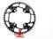 STONE – Plato Redondo/Ovalado Monoplato 107 BCD Compatible con SRAM Force AXS Gravel Carretera Road CNC Aluminio 7075-T651 4 Brazos 38T | 40T | 42T | 44T | 46T | 48T | (Redondo, 42T)