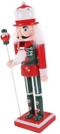 Cabilock Soldado Cascanueces Originales Original Cascanueces Aire Libre centros de Mesa de Navidad decoración Cascanueces Tradicional Adorno de Cascanueces Madera