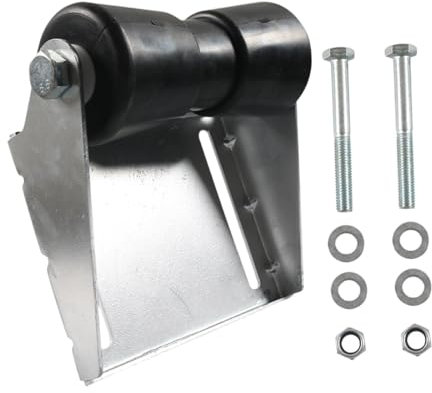 Okiyakusama Rouleau de remorque de Bateau, 8, Facile à Installer, en Acier et Caoutchouc, avec kit d'assemblage de Supports de Panneau pour remorque de Bateau,