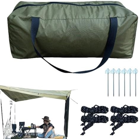 Überdachungszelt, Überdachungszelt für den Außenbereich | Hub-Zelt-Camping-Überdachung,Terrassen-BBQ-Überdachungszelt, multifunktionaler Camping-Sonnenschutz für Picknick, Familienausflüge