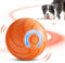 Czerio Interactive Pet Toy Automatic Rolling Ball, 2025 New Vibrating Dog Ball Moving Dog Balls with LED Flash Light, Washable Durable Electronic Dog Toy Rechargeable Cat Toys (orange)