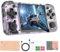 RG35XX H Console di gioco portatile retrò doppio joystick, schermo IPS da 3,5 pollici, console di gioco integrata 5568 giochi classici supporta 5G WiFi Bluetooth HDMI TV (viola)