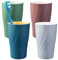 Yemiany bicchiere porta spazzolino, 400ml bicchieri plastica rigida, 4 pezzi Bicchieri Porta Spazzolini, Design in stile nordico, robusto e resistente alla adatto ad adulti, ragazzi e bambini (B)