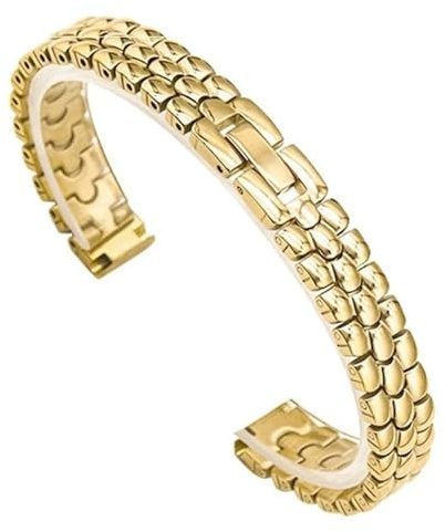 Edelstahl-Armband, kleines Armband, 6 mm, 8 mm, 10 mm, Metall-Uhrenarmband, Roségold(Gold_6mm)