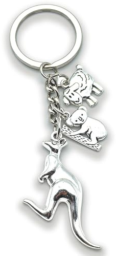 Zynara Känguru und Schaf,Koala Glücksbringer Schlüsselanhänger | Koala Glücksbringer, Geschenk für Tierliebhaber, Personalisierte Geschenke Frauen