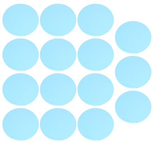 Alipis 15pcs Transparent Color Correction Lighting Gel Filter Self Adhesive Colored Gel Light Filter Plastic Sheets for LED Lamp and Outdoor Landscape Lighting