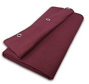 Akustikvorhang bordeauxrot Molton 300 g/m² 6m x 3m