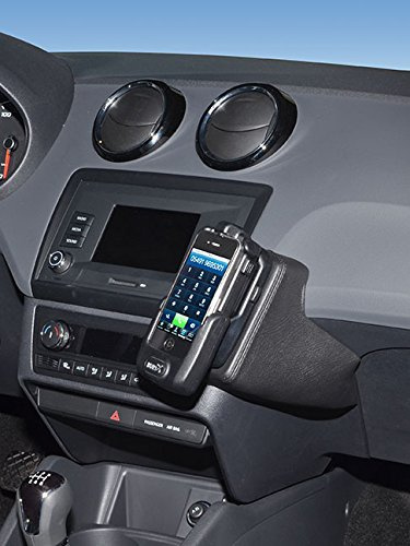 KUDA 2025 Halterung Kunstleder schwarz für Seat Ibiza (6J/6P) ab 2015 bis 2017 (Facelift)