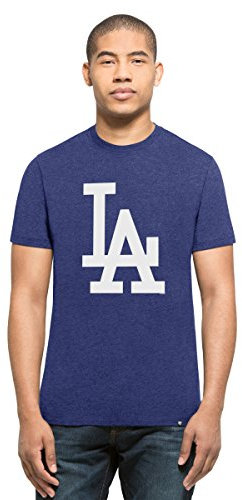 MLB Baseball T-Shirt LOS Angeles L.A. Dodgers Knockaround Club Logo '47Brand blau (X-Large)