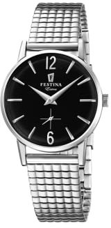 Festina Damen Analog Quarz Uhr mit Edelstahl Armband F20256/4