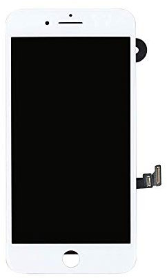 LL TRADER 5,5-Zoll-LCD-Touchscreen-Ersatz-Digitizer-Volldisplay mit Frontkamera, Näherungssensor, Ohrlautsprecher und Reparaturwerkzeugen für das iPhone 7 Plus Weiß