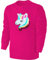 Blackshirt Company Kinder Wende Pailletten Sweatshirt Einhorn Mädchen Streichel Pullover Pink Größe 116