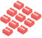 sourcing map 10 DIP-Schalter 1 2 3 4 Positionen für Leiterplatten mit Raster von 2,54 mm Rot