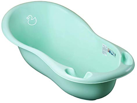 Tega Baby Babybadewanne 102 cm mit Ente super Design (Grün)