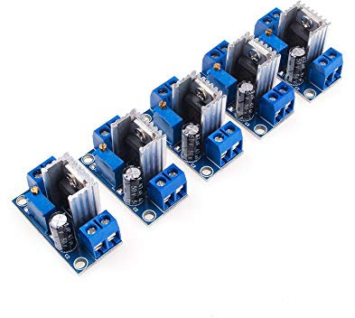 ANGEEK LM317 - Regolatore di tensione DC 1,5 A, 1,2 ~ 37 V, modulo di alimentazione