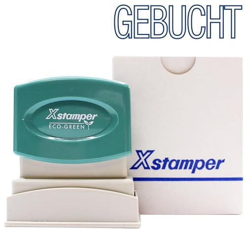 X-Stamper Gebucht blau