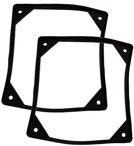 Aerzetix: 2 x Gummidichtung 120 x 120 mm für Lüftungsgitter Gehäuse PC C42216