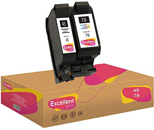 Excellent Print 45 78 Kompatibel Tintenpatronen für HP Color Copier 6127 Photosmart 1215 1100 1315