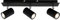 BRILONER - Deckenlampe schwenkbar, GU10 Fassung, max. 40 Watt, Deckenleuchte, Lampe, Wohnzimmerlampe, Schlafzimmerlampe, Küchenlampe, Deckenstrahler, Deckenbeleuchtung, 45x8x12,3 cm, Schwarz