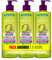 GARNIER Fructis, Crema Sin Aclarado Nutri Rizos Secado al Aire, para Pelo Rizado u Ondulado, Con Pectina de Fruta y Aceite de Pistacho, Nutre y Define tu Rizos Sin Secador, Pack 3x400ml