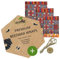 ecolly Bienenwachstücher 3er-Set (S, M, L), Bienenwachspapier, Beeswax Wrap, Plastikfrei & wiederverwendbar, OHNE Jojobaöl, inklusive Knopf & Baumwollfaden - Patchwork