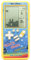 Retro-Block-Spielekonsole Brick-Spielekonsole mit Farbschale und großem Bildschirm, angetrieben von Build 23-Spielen und mit einem kleinen Körper (Gelb)