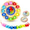The Wooden Toy Factory - Lernuhr aus Holz