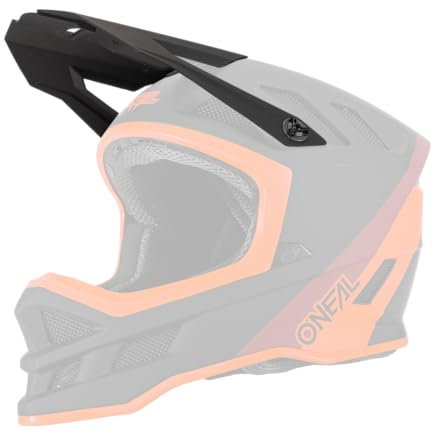 O'NEAL | Visiera di ricambio per casco da bici | Mountain Bike MTB | Visiera di ricambio per casco Blade Hyperlite Charger V.22 | Visiera Blade Helmet Hyperlite Charger V.22 | Adulto | Rosso Arancione