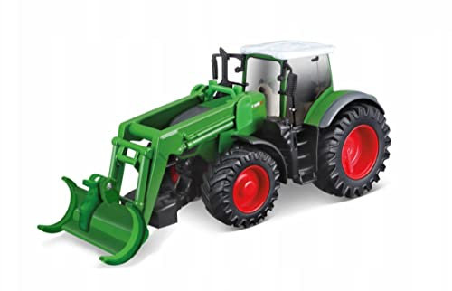 Bburago 18-31636 - Traktor - Fendt 1050 Vario mit Holzgreifer (10cm)