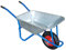 TAHA ® Wheelbarrow Metal Heavy Duty 100L Barrow Garden Builders Pneumatic Tyre.