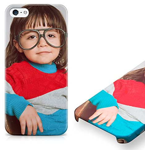 iPhone 5/5s Personalised Photo Phone Case | Customize with Photos, 3D Custom iPhone 5/S Picture Case/Cover | Glossy 3D Hard Case for iPhone 5/5S