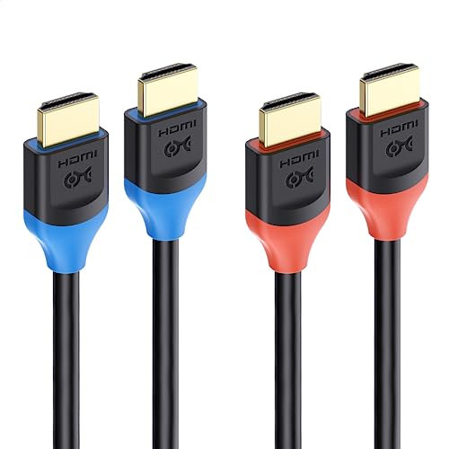 Cable Matters(2-Pack 8K HDMI Cable - 6.6ft/2m