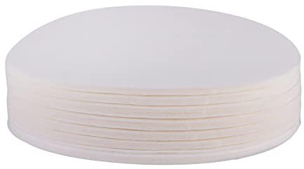Milageto 100 STK Rund Kaffeefilterpapier, Coffee Paper Filters, Espresso Papierfilter, Coffee Filter Paper Filters, Ersatzfilter Kaffeepapierfilter Weiß für Siebträgerkörben, Kaffeemaschine, 5,6 cm