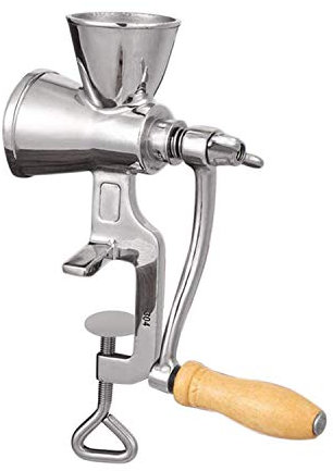 Spactz Manuelle Getreidemühle Handkurbel Getreidemühle Edelstahl Mahlen für Kaffee Mais