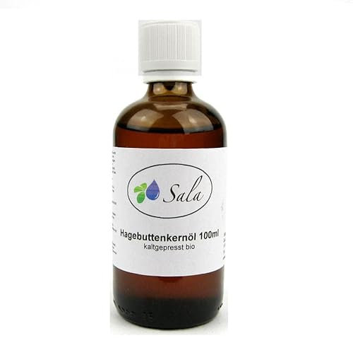 Sala Hagebuttenkernöl Wildrosenöl kaltgepresst BIO 100 ml Glasflasche