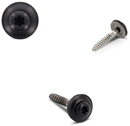 Vis de rive 4,5x80 mm RAL 7016 gris anthracite Inox A2 EPDM 15mm Tx20 par 50