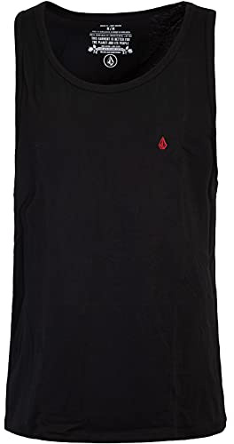 Volcom Stone Blanks Tank Top Herren (Black, M)